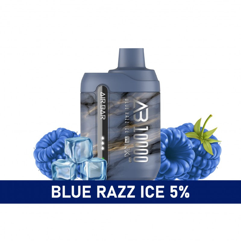 Air Bar AB10000 Disposable Vape 10 Pack 18mL Best Flavor Blue Razz Ice