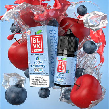BLVK Fuji Salts 30mL Vape Juice Best Flavor Apple Blueberry Ice