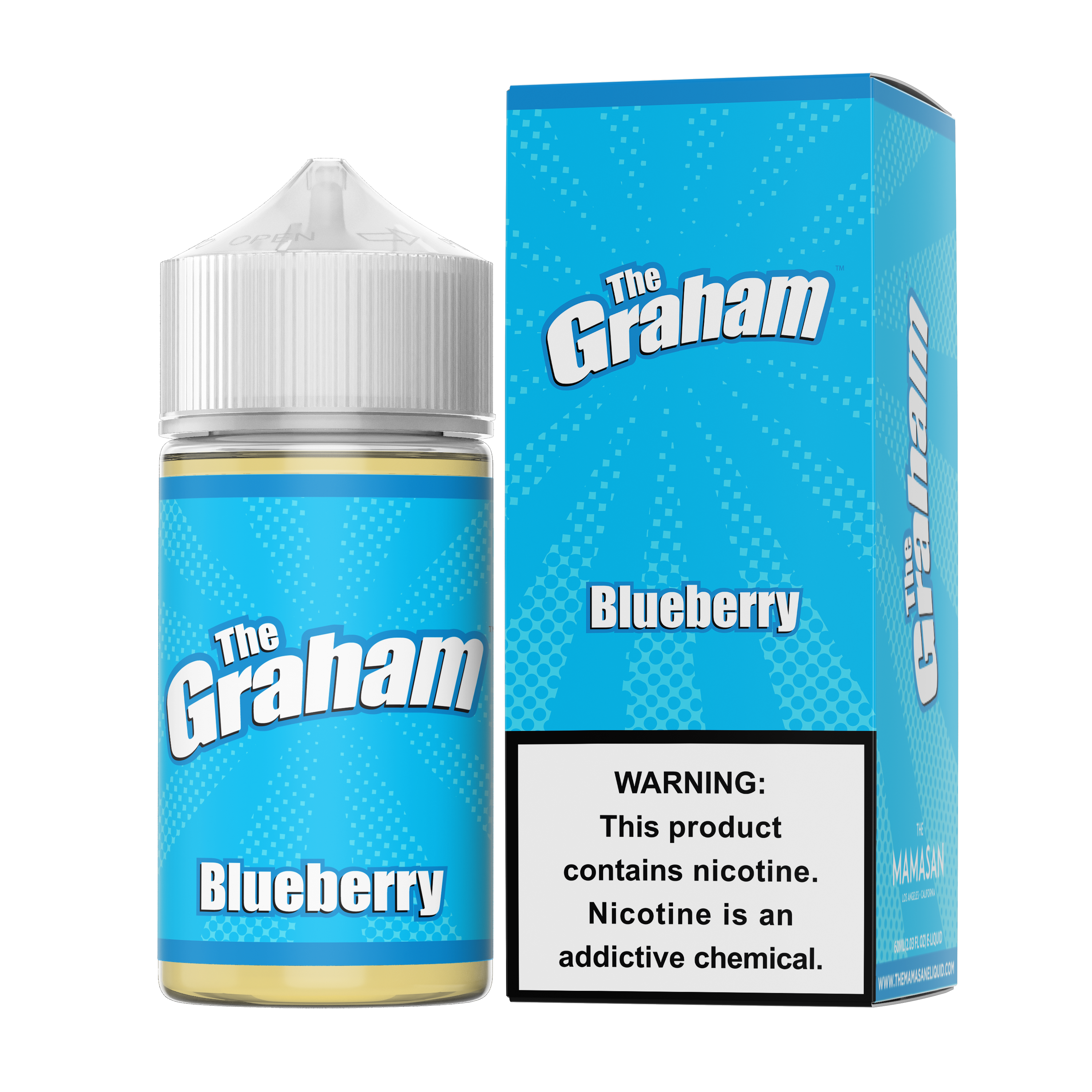 The Graham Vape Juice 60mL Best Flavor Blueberry