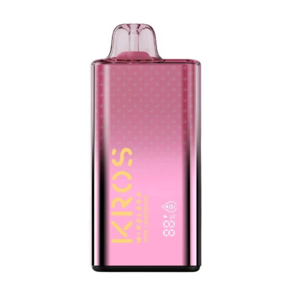 KROS Wireless 9000 Puffs Disposable Vape 17mL 10 Pack Best Flavor Pink Lemonade