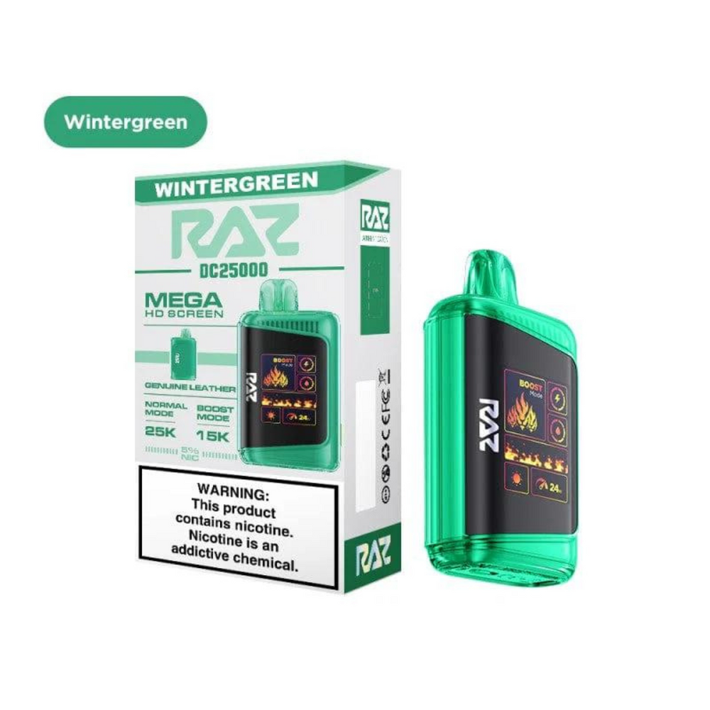 RAZ DC25K 25,000 Disposable - Wintergreen