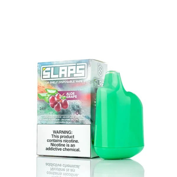 Slaps disposable Aloe Grape vape 4500 puffs