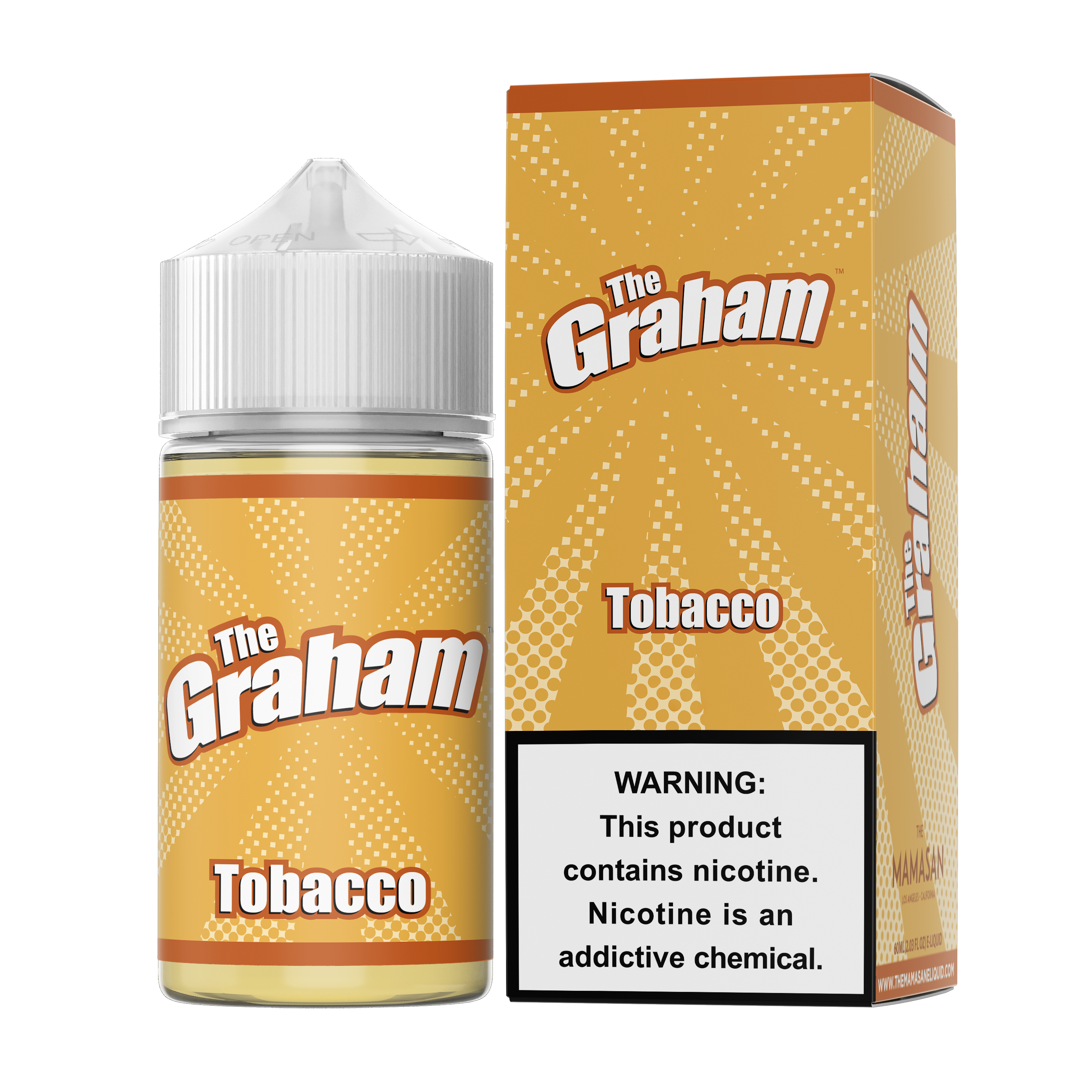 The Graham Vape Juice 60mL Best Flavor Tobacco