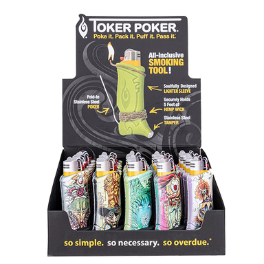 Toker Poker 25-Count Display Best Colors