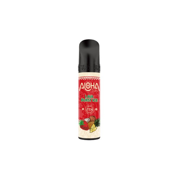 3% Aloha Sun TFN Vape Disposable 8mL 1 Pack Best Flavor Lava Burst Ice