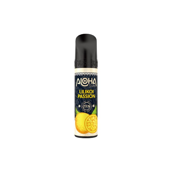 3% Aloha Sun TFN Vape Disposable 8mL 1 Pack Best Flavor Lilikoi Passion