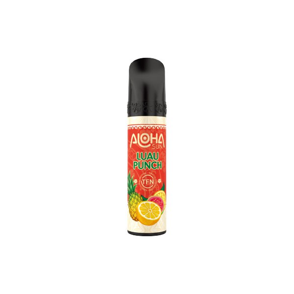 3% Aloha Sun TFN Vape Disposable 8mL 1 Pack Best Flavor Luau Punch