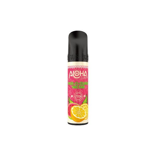3% Aloha Sun TFN Vape Disposable 8mL 1 Pack Best Flavor Pass-O-Guava