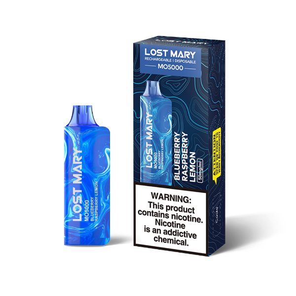 Lost Mary MO5000 Disposable Vape by Elf Bar 10 Pack 13.5mL Best Flavor Blueberry Raspberry Lemon