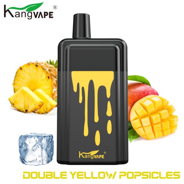 Kangvape Onee Stick 5200 Puffs Disposable Vape 18.5mL 10 Pack Best Flavor Double Yellow Popsicles