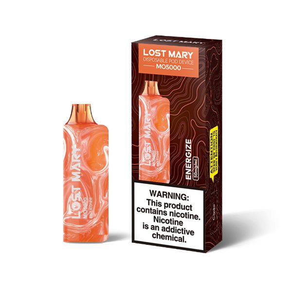 Lost Mary MO5000 Disposable Vape by Elf Bar 10 Pack 13.5mL Best Flavor Energize