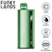 Funky Lands Ti7000 Puffs Disposable Vape 17mL Best Flavor Cantaloupe Apple