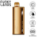 Funky Lands Ti7000 Puffs Disposable Vape 17mL Best Flavor Coconut Ice