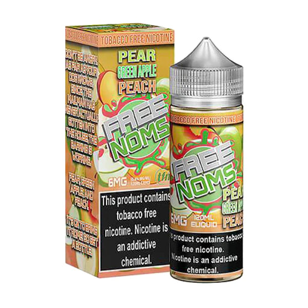 Noms X2 Vape Juice 120mL Best Flavor Pear Green Apple Peach