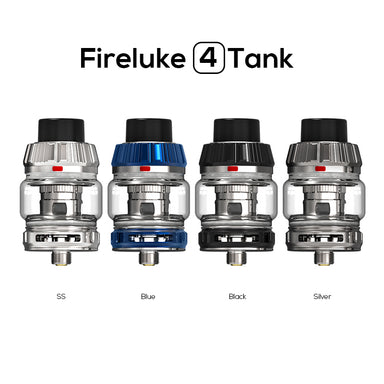 FreeMax Fireluke 4 Sub-Ohm Tank Best Colors SS Blue Black Silver