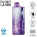 Funky Lands Ti7000 Puffs Disposable Vape 17mL Best Flavor Blueberry Duo Ice