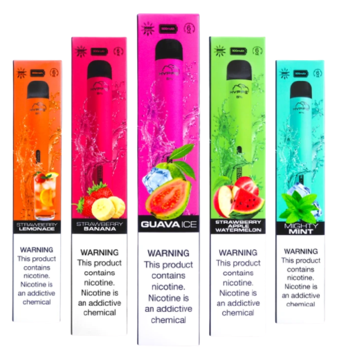 Hyppe Max Flow Disposable 6mL 10 Pack Best Flavors Strawberry Lemonade Strawberry Banana Guava Ice Strawberry Apple Watermelon Mighty Mint
