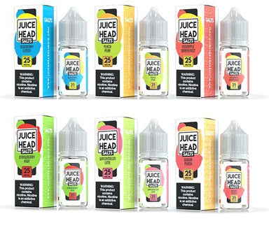 Juice Head 30mL Salts Vape Juice Best Flavors boxes