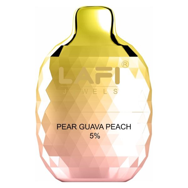 LAFI Jewels 6500 Puffs Disposable Vape 10 Pack Best Flavor Pear Guava Peach