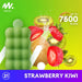 Metaku Spongie 7500 Puffs Disposable Vape 12mL 5 Pack Best Flavor Strawberry Kiwi