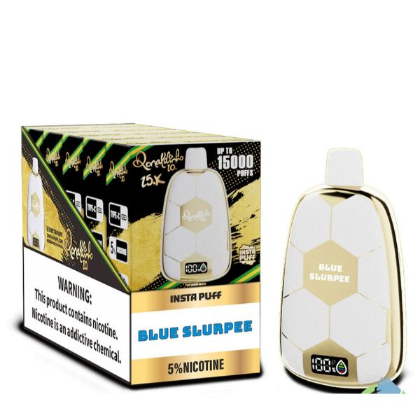 Ronaldinho 10 15000 Puffs Disposable-Single Disposable Vape 18mL Best Flavor Blue Slurpee