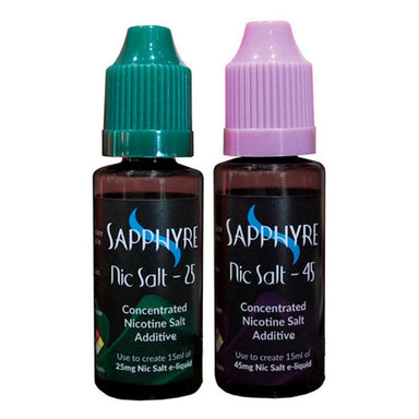 Sapphyre Concentrated Nicotine Salt Additive 15mL Best Flavors