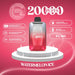 Space Max Glow 20000 Puffs Vape Juice 22mL Best Flavor Watermelon Ice