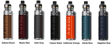 VooPoo Drag X Pro Kit Best Colors Sahara Brown Mystic Red Gobi Gray Classic Black California Orange Garda Blue Sapphire Blue