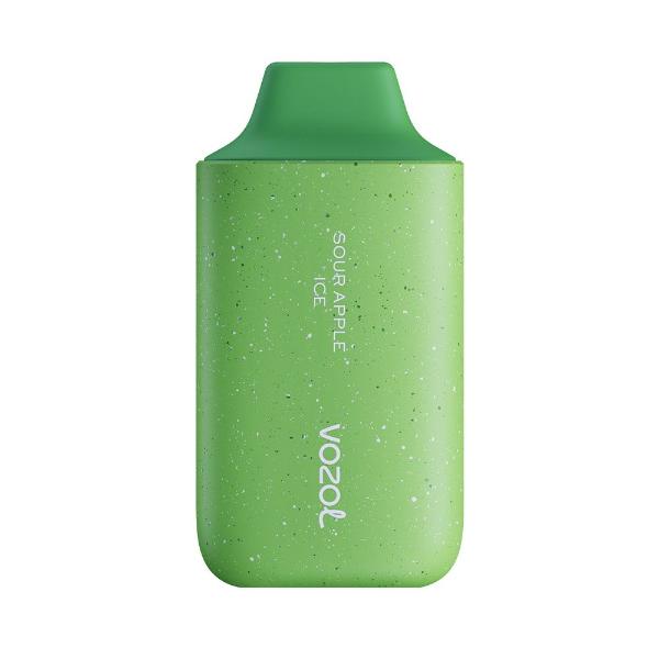 Vozol Star 6000 Puff Disposable Vape 10 Pack 14mL Best Flavor Sour Apple Ice