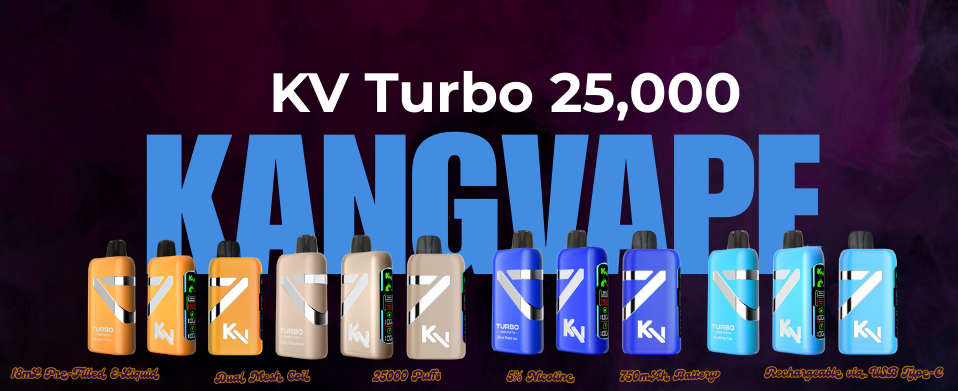 Discover the KangVape KV Turbo 25,000 Puffs Disposable: A Game-Changer in Vaping