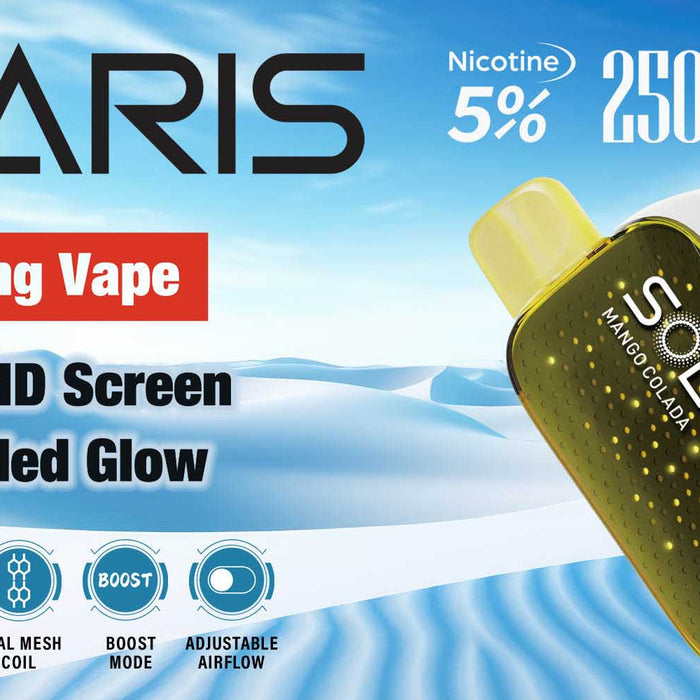 The World’s First Solar Charging Vape - Solaris 25,000 Disposable Vape