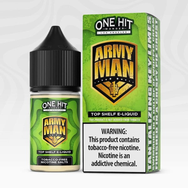 One Hit Wonder TFN Salt 30mL Vape Juice Best Flavor Army Man