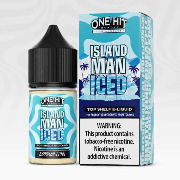 One Hit Wonder TFN Salt 30mL Vape Juice Best Flavor Island Man Iced