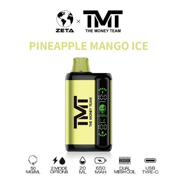 TMT by Floyd Mayweather 15k Puffs Disposable Vape - Pineapple Mango Ice