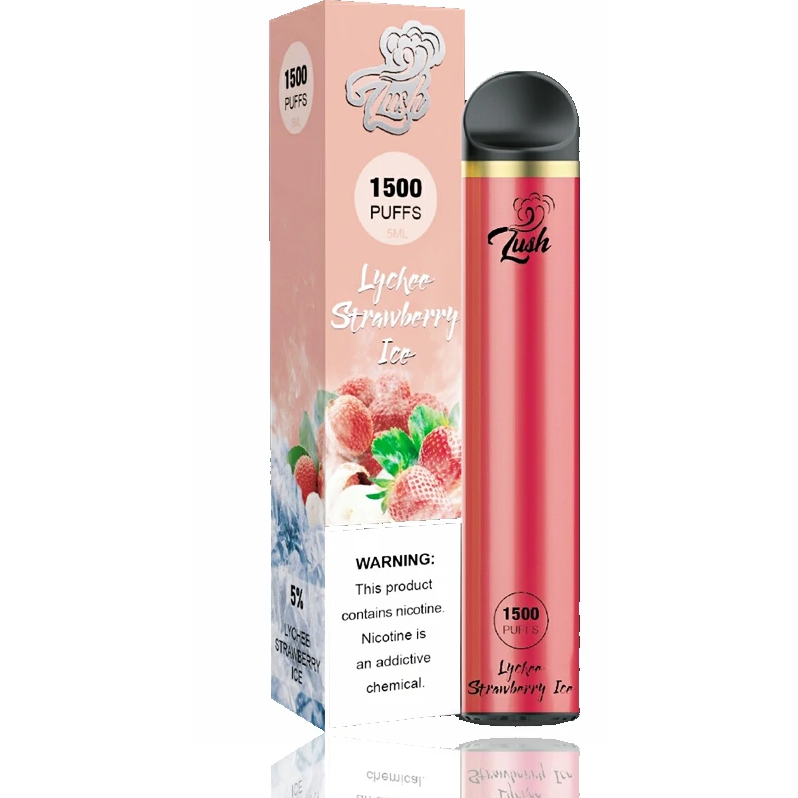 Best Lychee Strawberry Ice Lush 1500 Puffs Disposable
