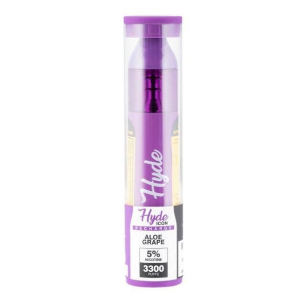 Best Deal Hyde Icon Recharge Disposable Vape 10mL 10-Pack Aloe Grape