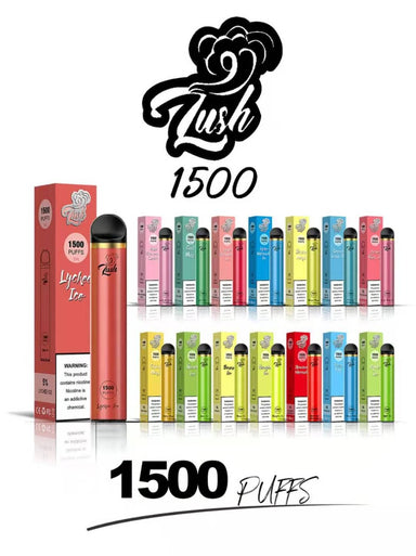 Best Lush 1500 Puffs Disposable All Flavors