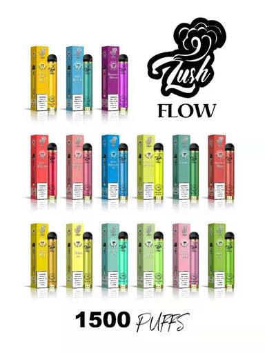 Lush Flow 1500 Puffs Disposable Vape 10-Pack Best Flavors