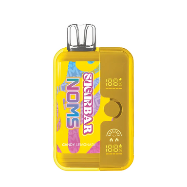 Best Deal Sugar Bar x Noms Dual Turbo 18000 Puffs Rechargeable Disposable Vape 17.5mL  - Candy Lemonade