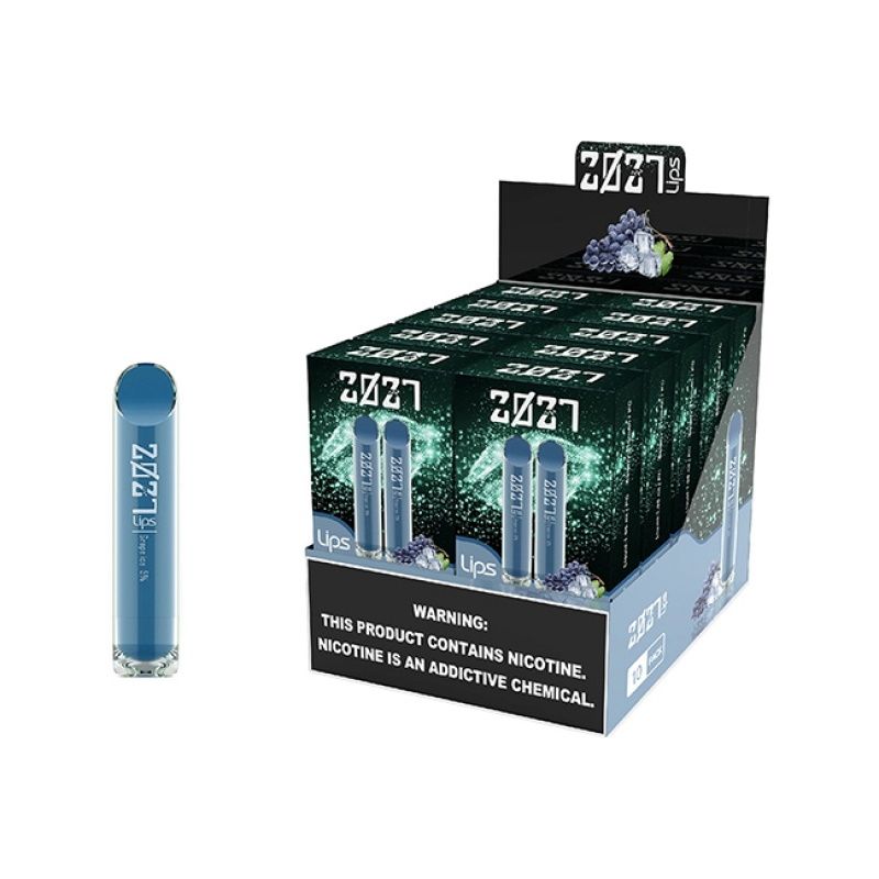 2027 Lips Twin-Pack Disposable Display of 10