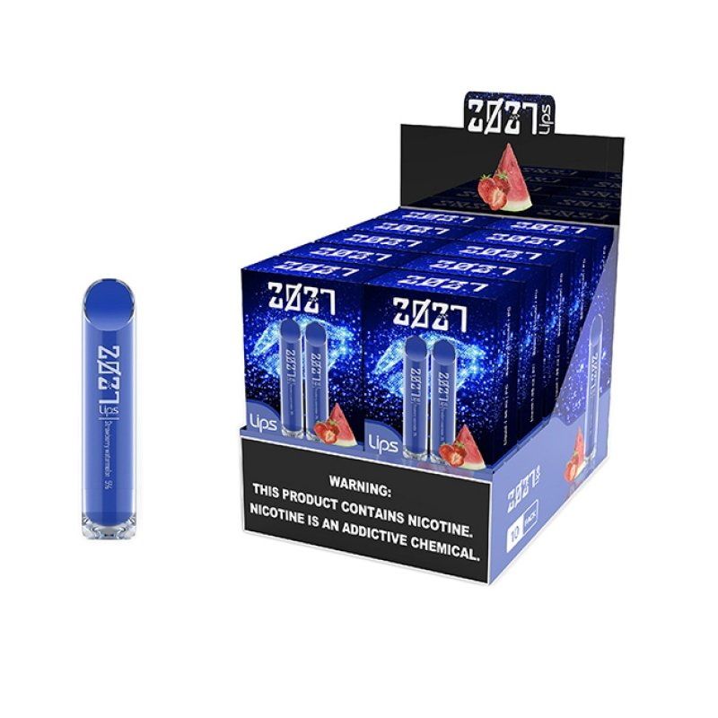 2027 Lips Twin-Pack Disposable Display of 10
