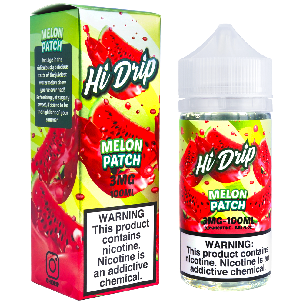 Hi-Drip E-Liquid 100mL Vape Juice Melon Patch