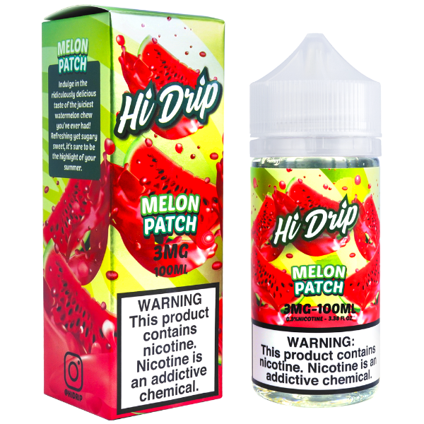  Best Deal Hi-Drip E-Liquid Vape Juice 100mL Melon Patch