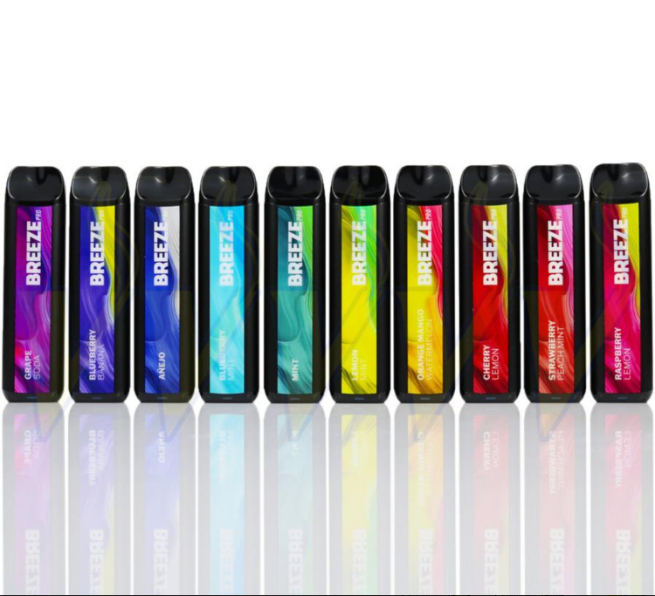 Breeze Smoke Pro W/ Mesh Coil TFN Disposable Vape 2000 Puffs 10 Pack Best Flavors