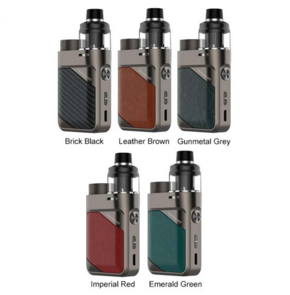 Vaporesso 80w SWAG PX80 Vape Kit Best Clolors Brick BLack Leather Brown Gunmetal Grey Imperial Red Emerald Green