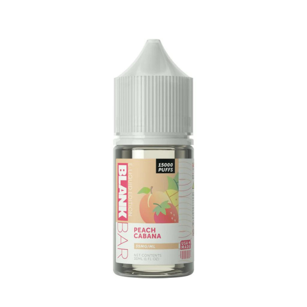 Best Deal Blank Bar 15000 Puff Juice Salt Series 30mL - Peach Banana