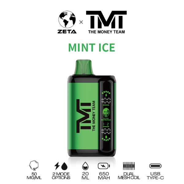 TMT by Floyd Mayweather 15k Puffs Disposable Vape - Mint Ice
