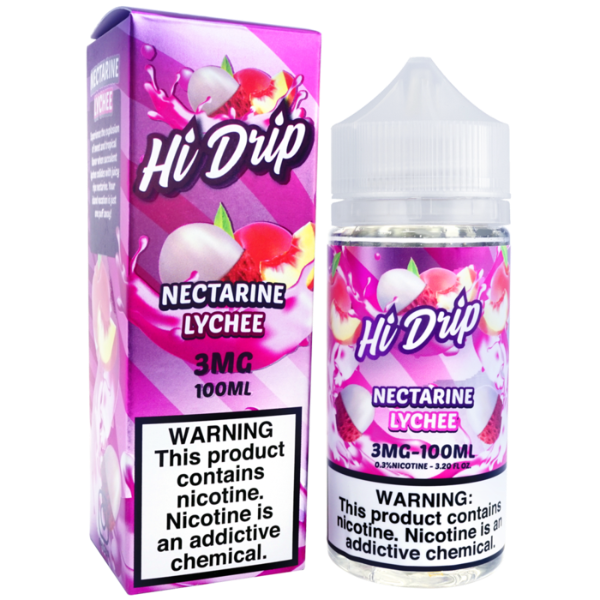  Best Deal Hi-Drip E-Liquid Vape Juice 100mL Nectarine Lychee