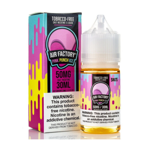 Air Factory Synthetic Salts 30mL Vape Juice Best Flavor Pink Punch Ice
