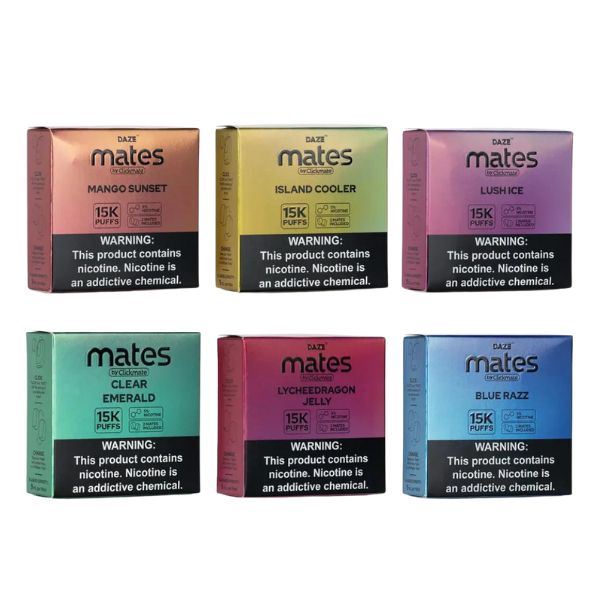 7 Daze Clickmate Mates Recharge 5% Nic Best Flavors